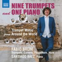 Trumpet Family and Piano Works - FREIBERG, D. / SANTOS, G. / BRAGA, D. / RAMOS, J.C.V. / FLORES, P. (Nine Trumpets and One Piano) (Brum, Báez)