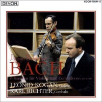 Bach: Sonaten fur Violine und Cembalo BWV 1014-101