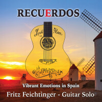 Recuerdos Vibrant Emotions in Spain (Guitar Solo with Love Peace Harmony)