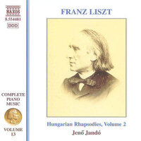 LISZT: Hungarian Rhapsodies, Vol. 2 (Liszt Complet專輯_Jenő JandóLISZT: Hungarian Rhapsodies, Vol. 2 (Liszt Complet最新專輯