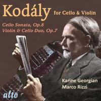 Kodaly Works for Cello and Violin