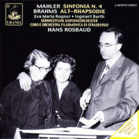 Mahler: Symphony No. 4 - Brahms: Alt-Rhapsodie專輯_Südwestfunk SinfonieMahler: Symphony No. 4 - Brahms: Alt-Rhapsodie最新專輯