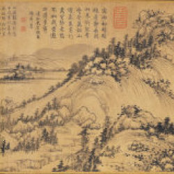 富春山居圖圖片照片_富春山居圖