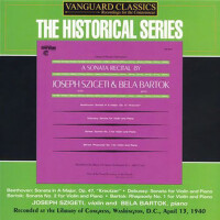 A Sonata Recital by Joseph Szigeti & Béla Bartók專輯_Joseph SzigetiA Sonata Recital by Joseph Szigeti & Béla Bartók最新專輯