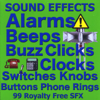 Alarms, Buzzes, Buttons, Switches, Clocks, Telephones Ringing